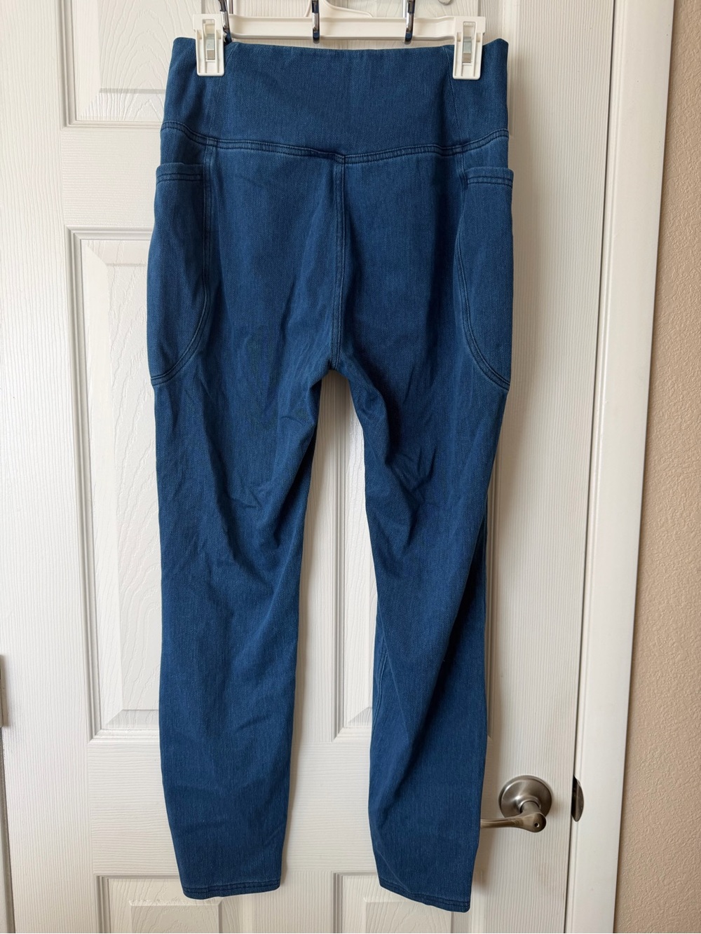 HALARA Denim-Style Blue High-Rise Jegging Leggings - Picture 3 of 3